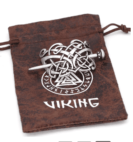 Vikings Triquetra Knot Woman Hair Clip - 