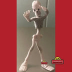 Vintage I Spy Bendable Skeleton Figure — NOS 1980s Poseable Toy