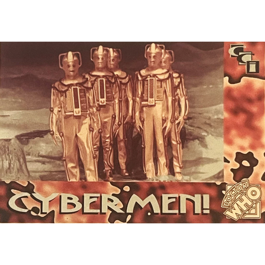 🤖 Vintage 1994 Doctor Who Cybermen Foil Trading Card — Card 5 of 6