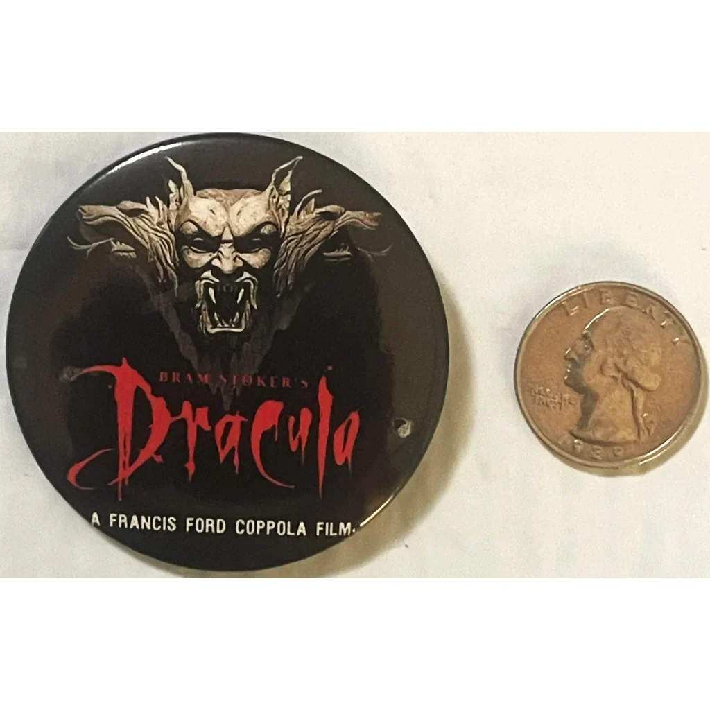 Vintage 1992 Bram Stoker’s Dracula Movie Promo Pin | Coppola Film