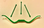 Vintage Kenner DC Super Powers Green Arrow Bow & Arrows Repro Part 1984 1985