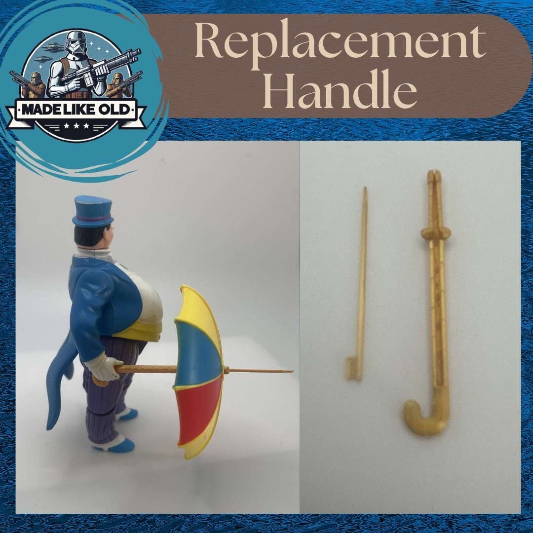 Vintage Kenner DC Super Powers Penguin Umbrella Handle 1984 Repro Part Batman