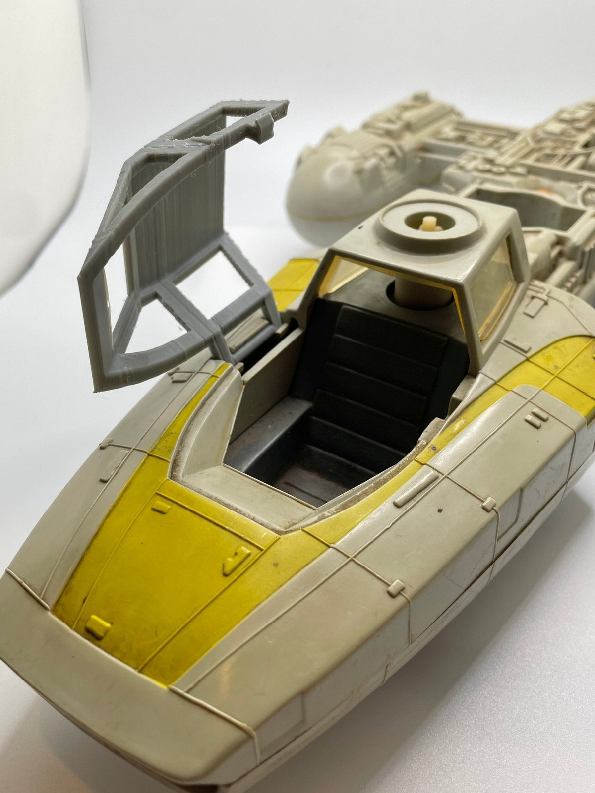 VINTAGE KENNER STAR WARS Y Wing Canopy Only Replacement Part REPRO 1983 Hasbro