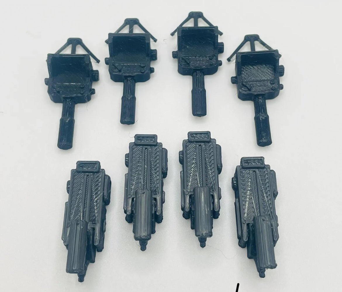 Vintage Kenner The Real Ghostbusters Animated Series Set Of PKE Meter & Traps 8 Repro Parts