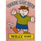 Vintage 1980s Trash Can Tots Complete Series Stickers 🗑️ NOS Vending Set, 10 Strips / 30 Characters