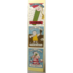 Vintage 1980s Trash Can Tots Complete Series Stickers 🗑️ NOS Vending Set, 10 Strips / 30 Characters