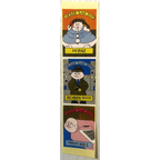 Vintage 1980s Trash Can Tots Complete Series Stickers 🗑️ NOS Vending Set, 10 Strips / 30 Characters