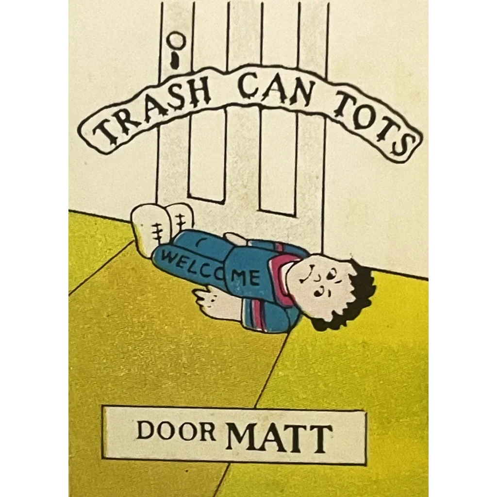 Vintage 1980s Trash Can Tots Complete Series Stickers 🗑️ NOS Vending Set, 10 Strips / 30 Characters