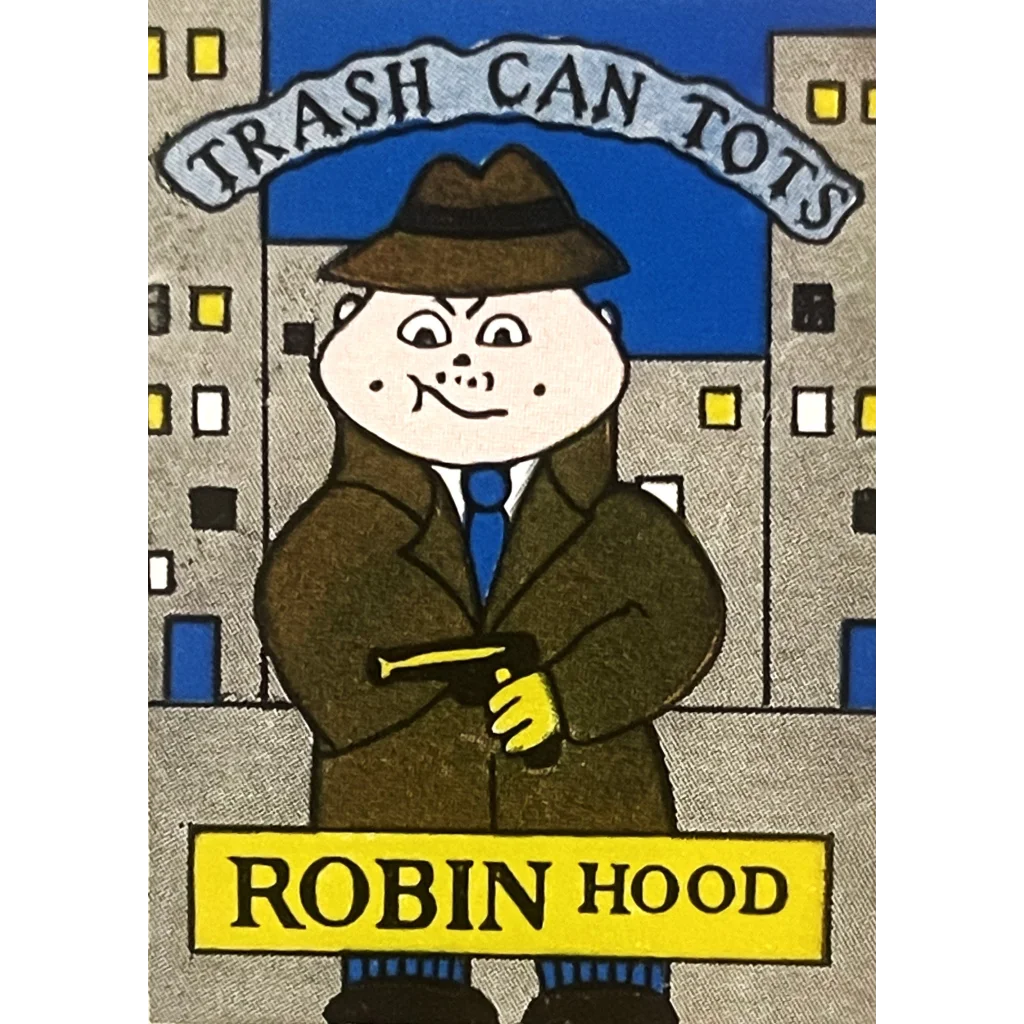 Vintage 1980s Trash Can Tots Complete Series Stickers 🗑️ NOS Vending Set, 10 Strips / 30 Characters