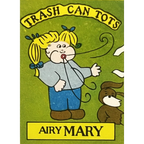 Vintage 1980s Trash Can Tots Complete Series Stickers 🗑️ NOS Vending Set, 10 Strips / 30 Characters
