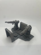 Vintage Star Wars Kenner Rebel Transport Cannons Mount & Base Repro Part 1982