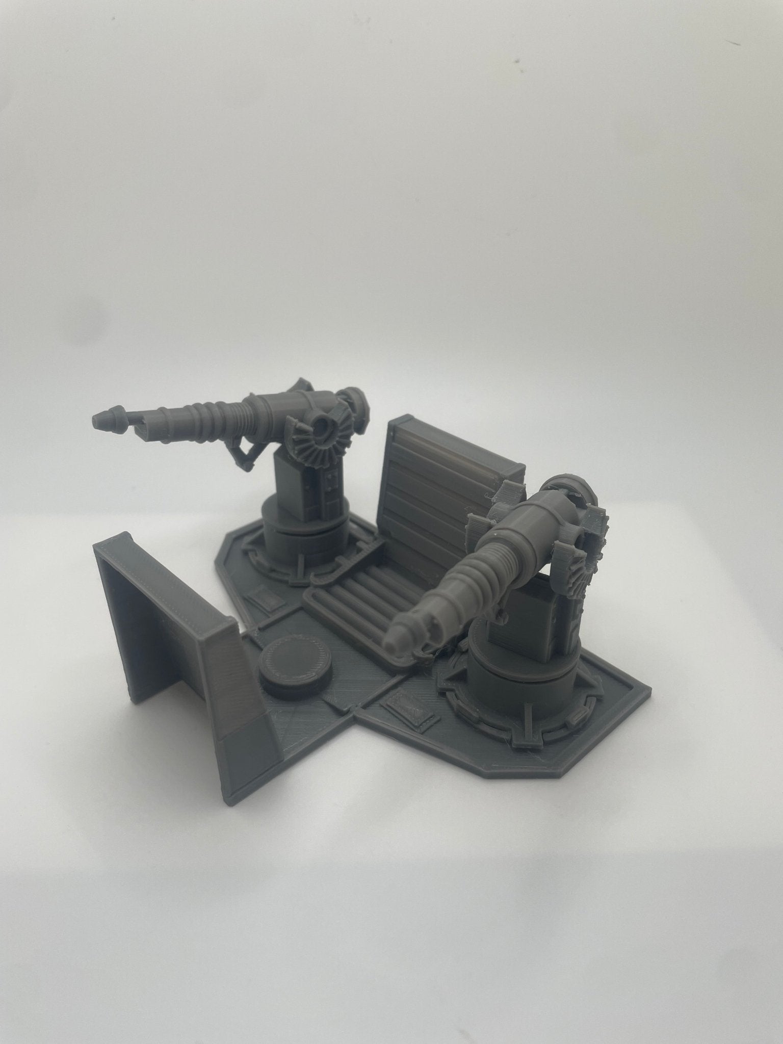 Vintage Star Wars Kenner Rebel Transport Cannons Mount & Base Repro Part 1982