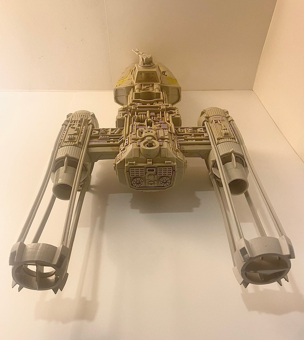 VINTAGE STAR WARS Y Wing Engine Set Complete Replacement Part REPRO 1983 Kenner Toys