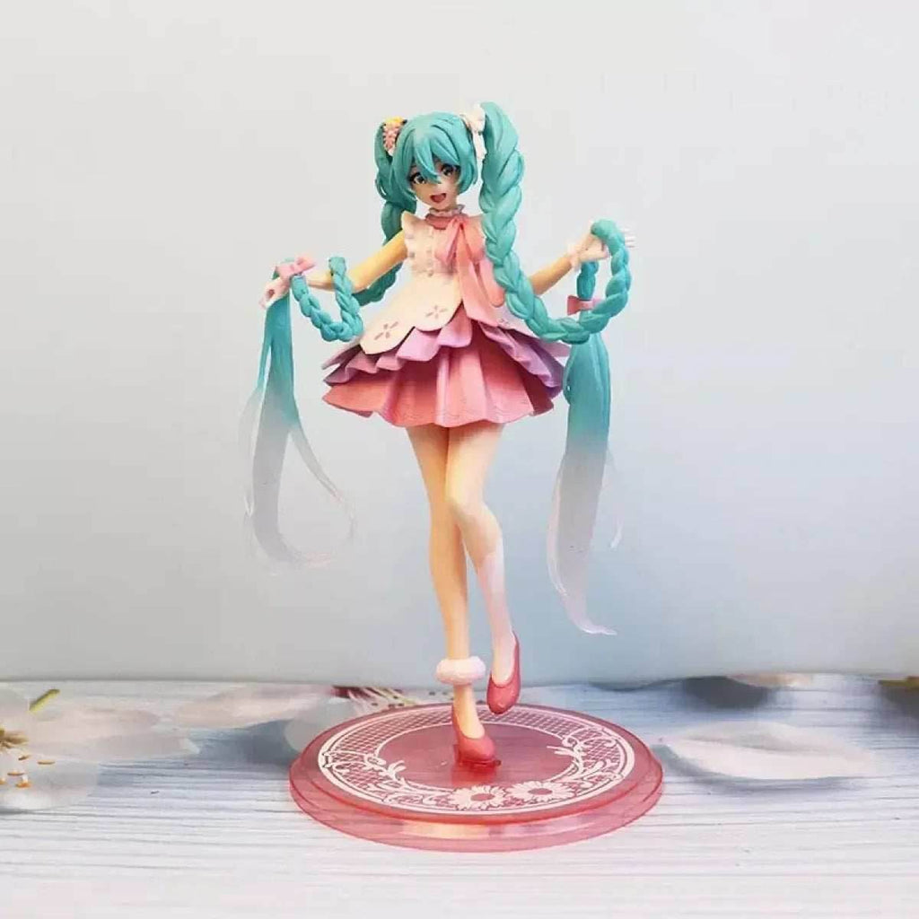 Adorable Anime Miku: Chibi Virtual Idol PVC Action Figure - Long hair Hatsune