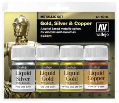 Model Color Set: Liquid Gold Set 4 (4) (35ml) - 