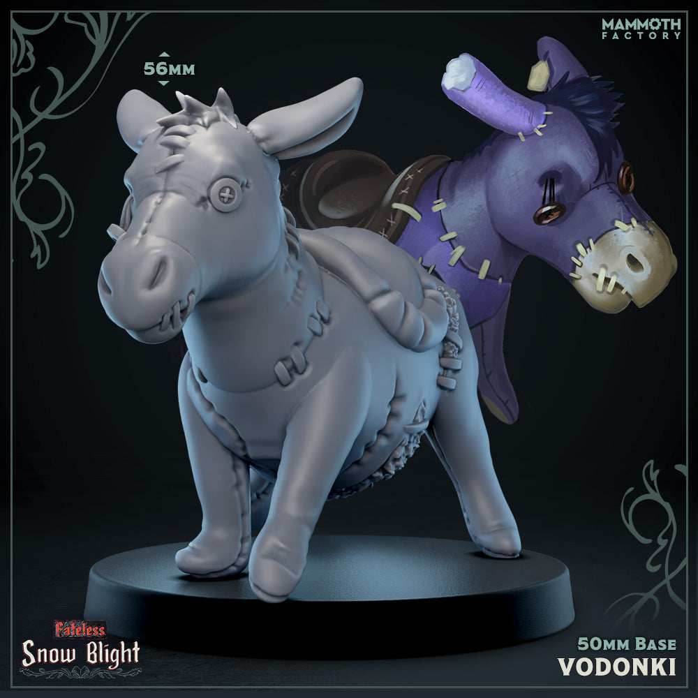 Vodonki (Patchwork Donkey) - No Saddlebag Load