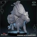 Vodonki (Patchwork Donkey) - With Saddlebag Load
