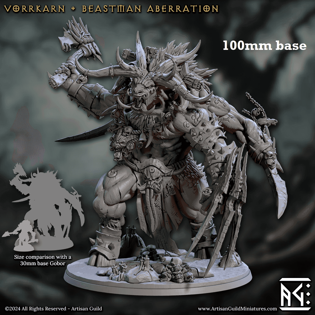 Vorrkarn, Beastman Aberration (Epic Minotaur Boss) - 