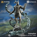 Voskathar, Dragonborn of the Tide (Male Dragonkin Mage) - 32mm Scale
