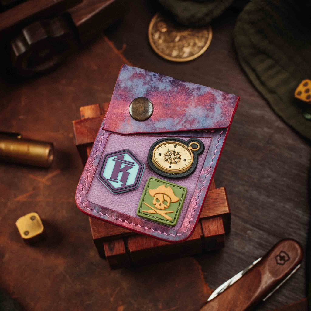 Voyager v2 – Leather Velcro Patch Wallet | Pirate Goods