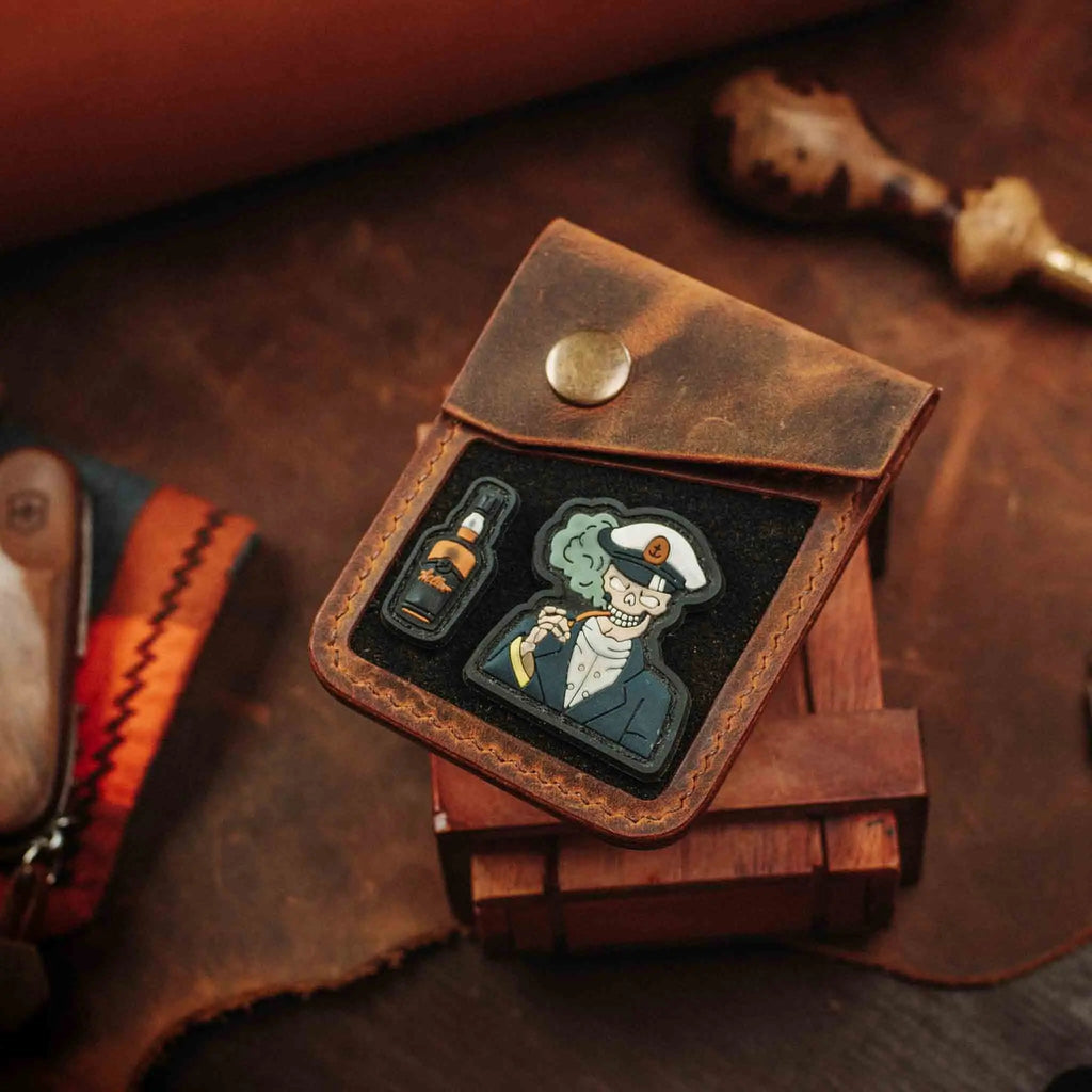 Voyager v2 – Leather Velcro Patch Wallet | Pirate Goods