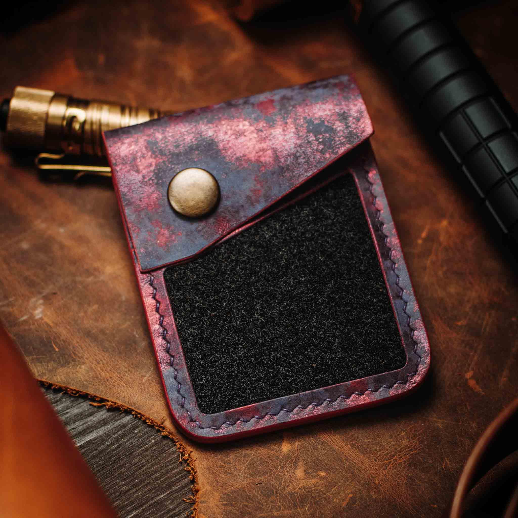Voyager v2 – Leather Velcro Patch Wallet | Pirate Goods