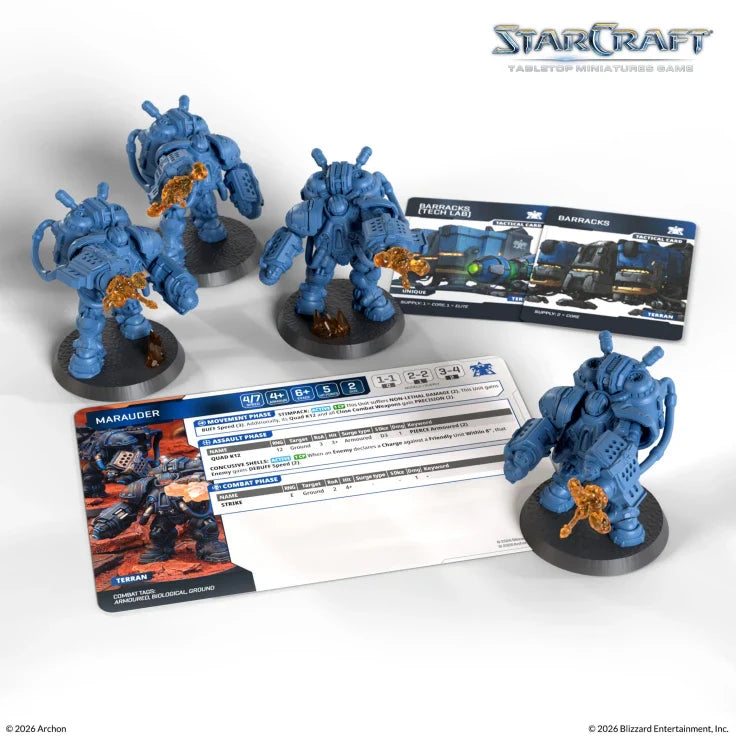StarCraft The Miniatures Game: Terran: Marauder Expansion Set