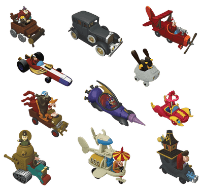Wacky Races: The Board Game - Deluxe Kickstarter Edition - 