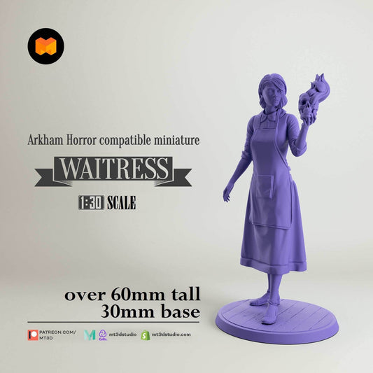 Arkham Compatible Investigator: The Waitress (Agnes Baker) - 
