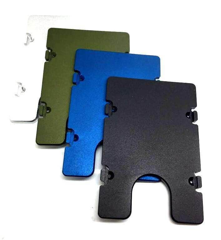 Spartan Helmet - Billetvault Aluminum Wallet - Outlaw Black