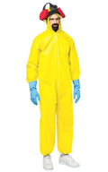 Walter White Walt Hazmat Yellow Suit Adult Unisex Halloween Cosplay Jumpsuit Costume