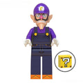 Waluigi from Super Mario Brothers Lego Minifigures Custom Toys