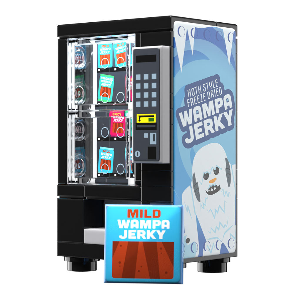 Wampa Beef Jerky Minifig Vending Machine Building Set made using LEGO parts - B3 Customs