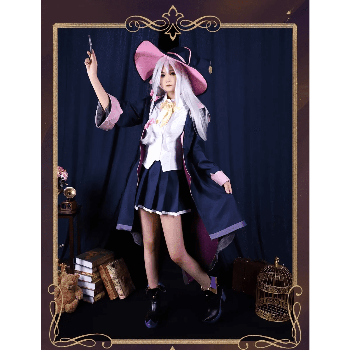 Wandering Witch Elaina Cosplay Costume – Full Set Halloween Outfit - S / Costume Only