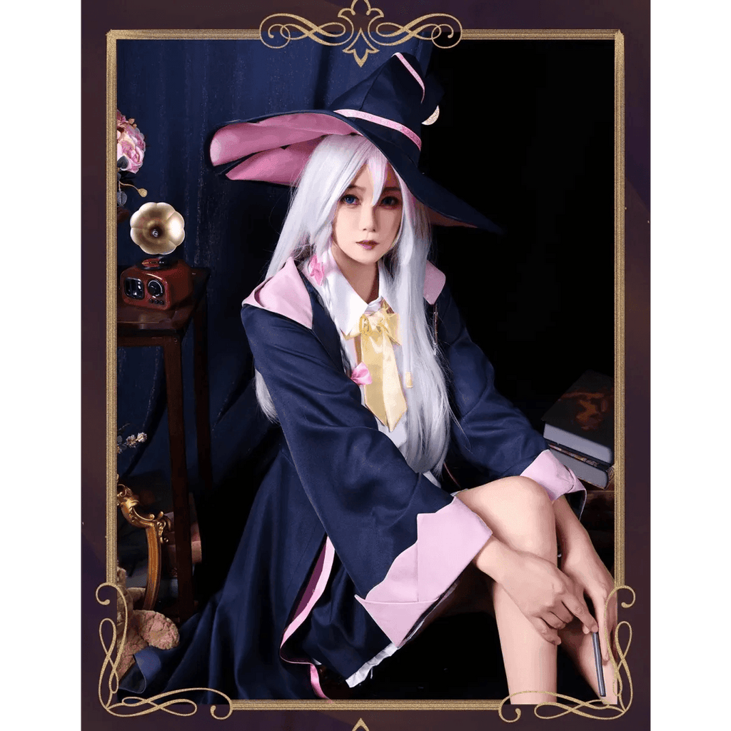 Wandering Witch Elaina Cosplay Costume – Full Set Halloween Outfit - S / Costume Only