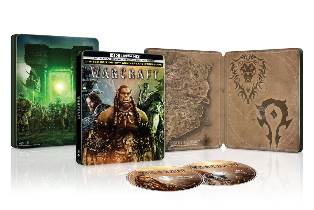 Warcraft - 10th Anniversary Limited Edition Steelbook (4K Ultra HD + Blu-ray + Digital)