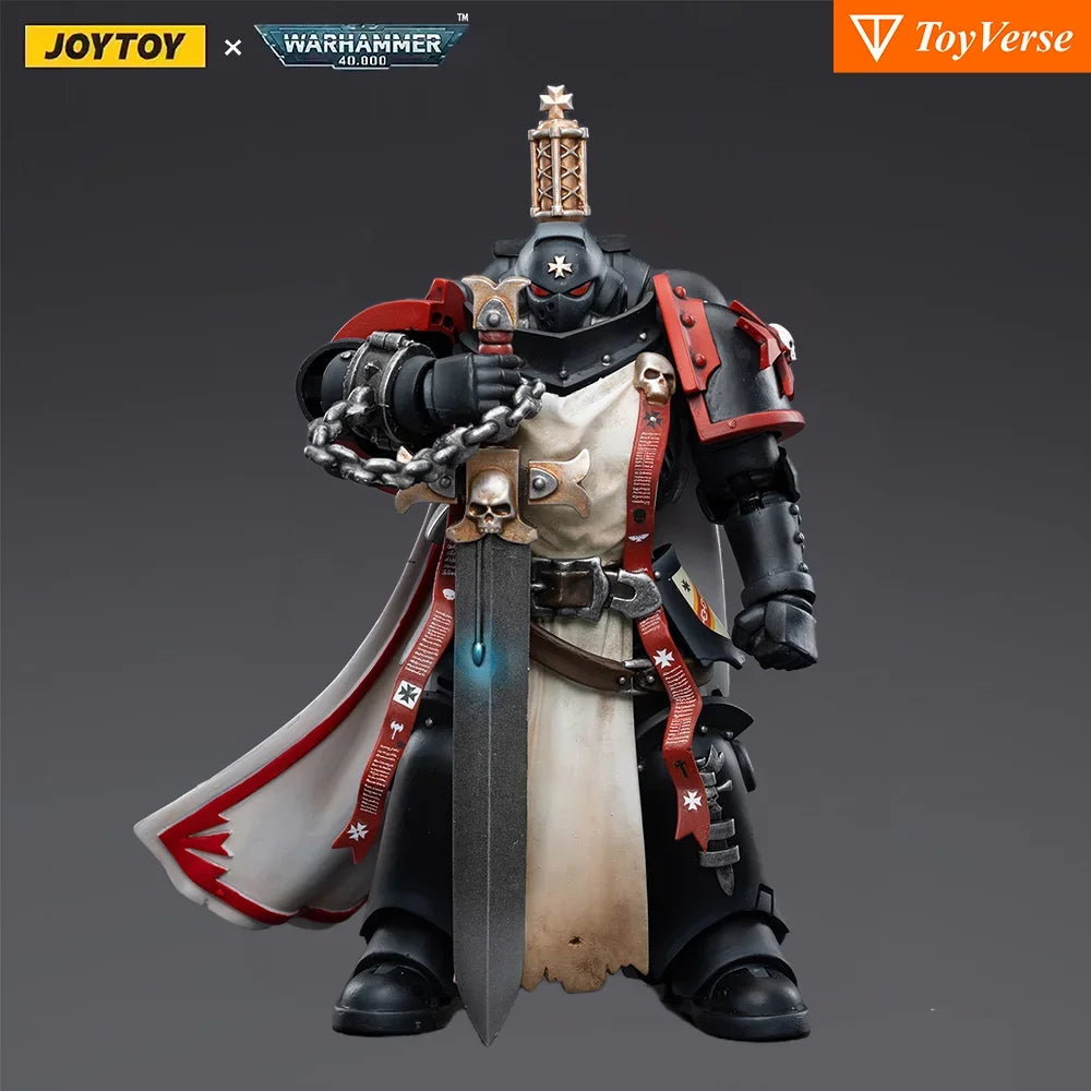 [IN STOCK] JOYTOY Warhammer 40k 1/18 Action Figures Black Templars Primaris Sword Brethren Collections Figures