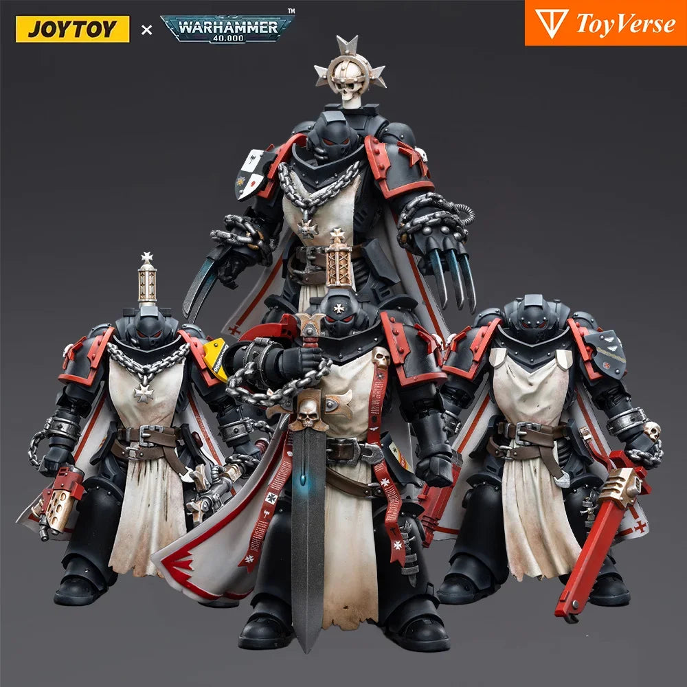 [IN STOCK] JOYTOY Warhammer 40k 1/18 Action Figures Black Templars Primaris Sword Brethren Collections Figures