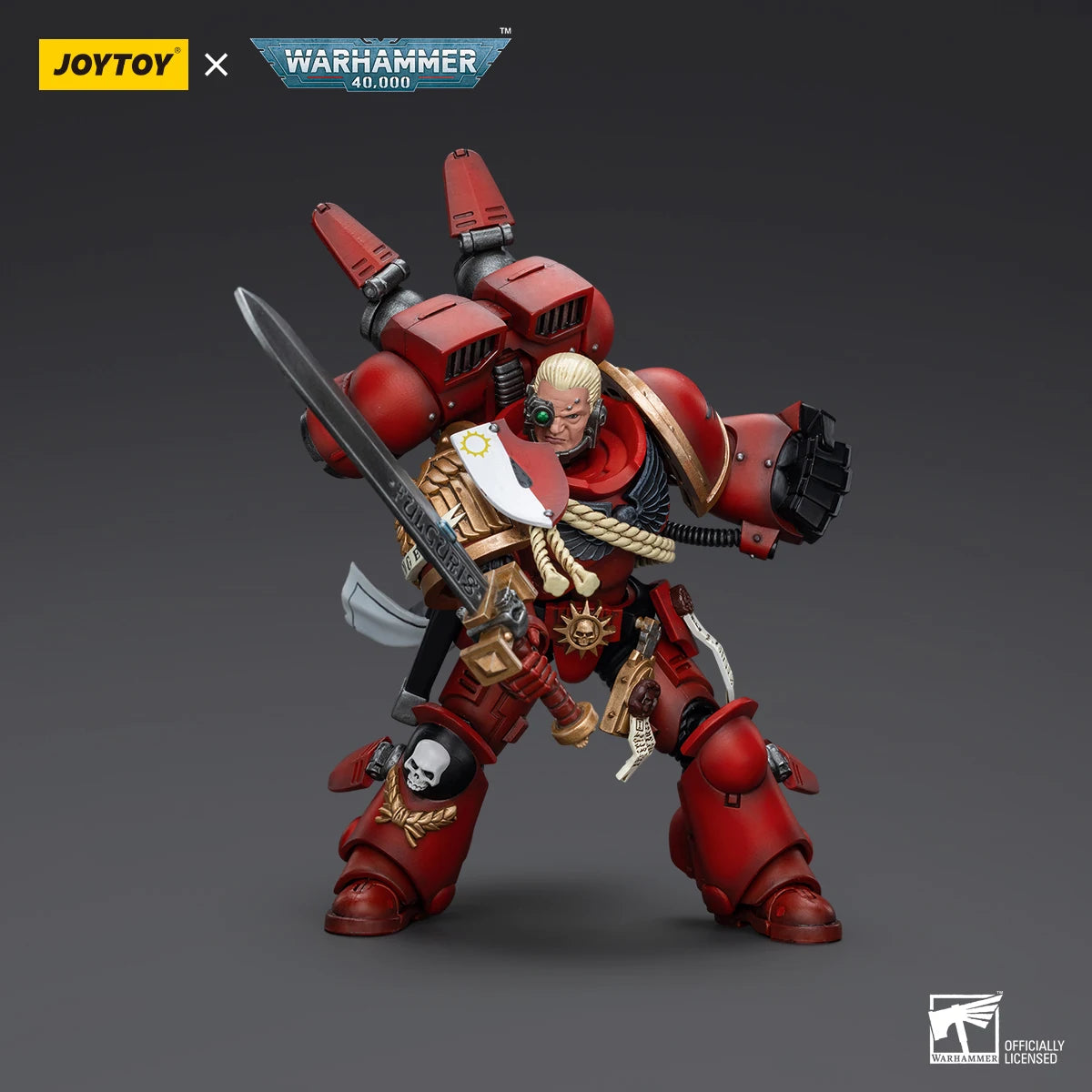 Warhammer 40K Figures Blood Angels Captain With Jump Pack V4 Legion Action Figure Anime Model Toy Kids Gift