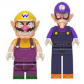 Wario & Waluigi Super Mario Brothers Lego Minifigures set