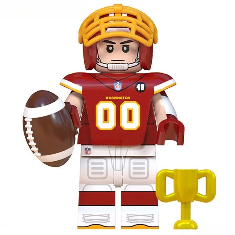 Washington Commanders NFL Football Teams Lego Minifigures Custom Toys