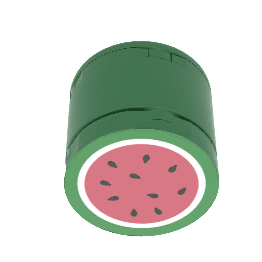 B3 Customs® Watermelon with Printed Tile (2x2 Round Tile) - 