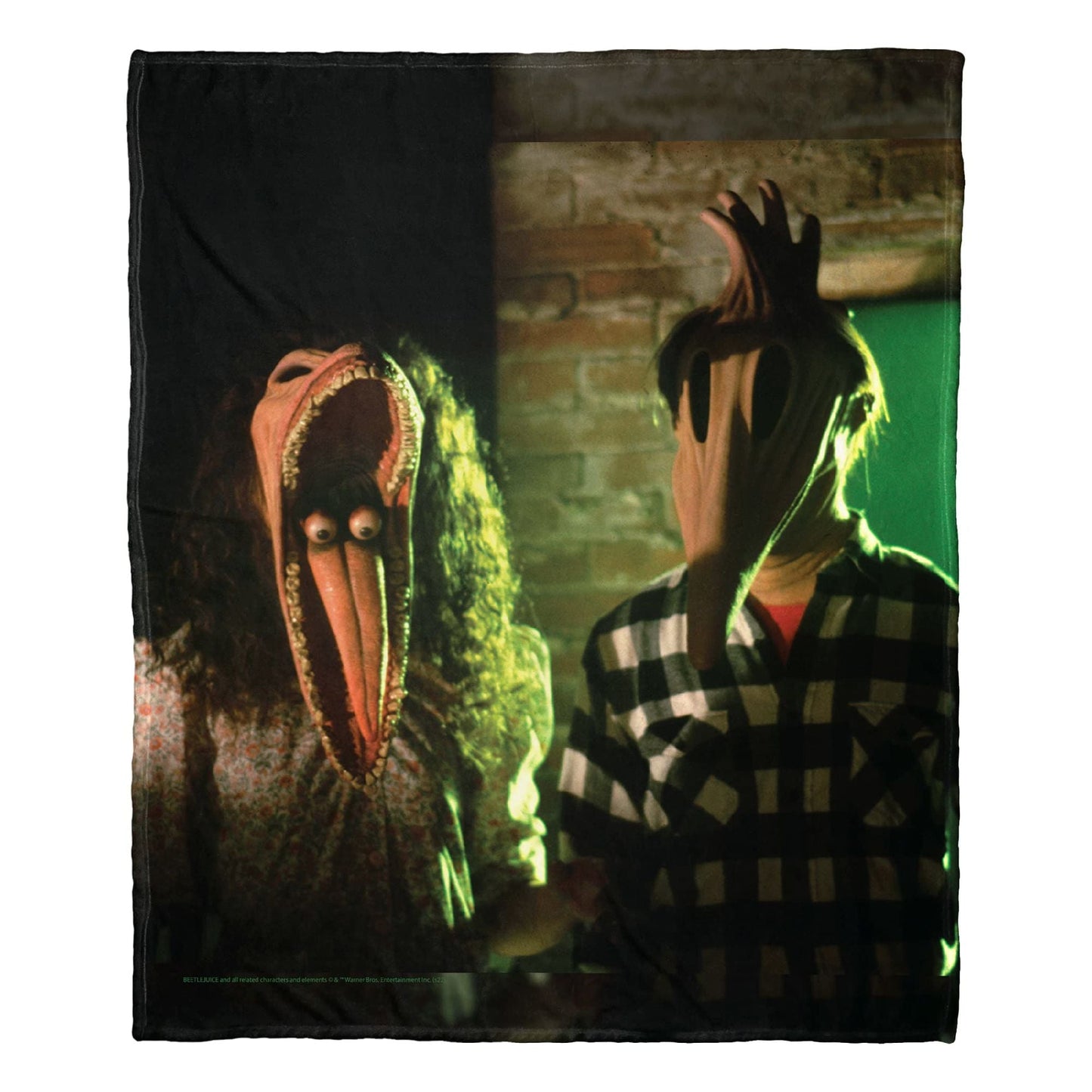 WB Beetlejuice, Deformed, Silk Touch Throw 50" x 60"