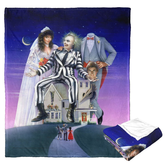 WB Beetlejuice, Vintage Beetlejuice, Silk Touch Throw 50" x 60"