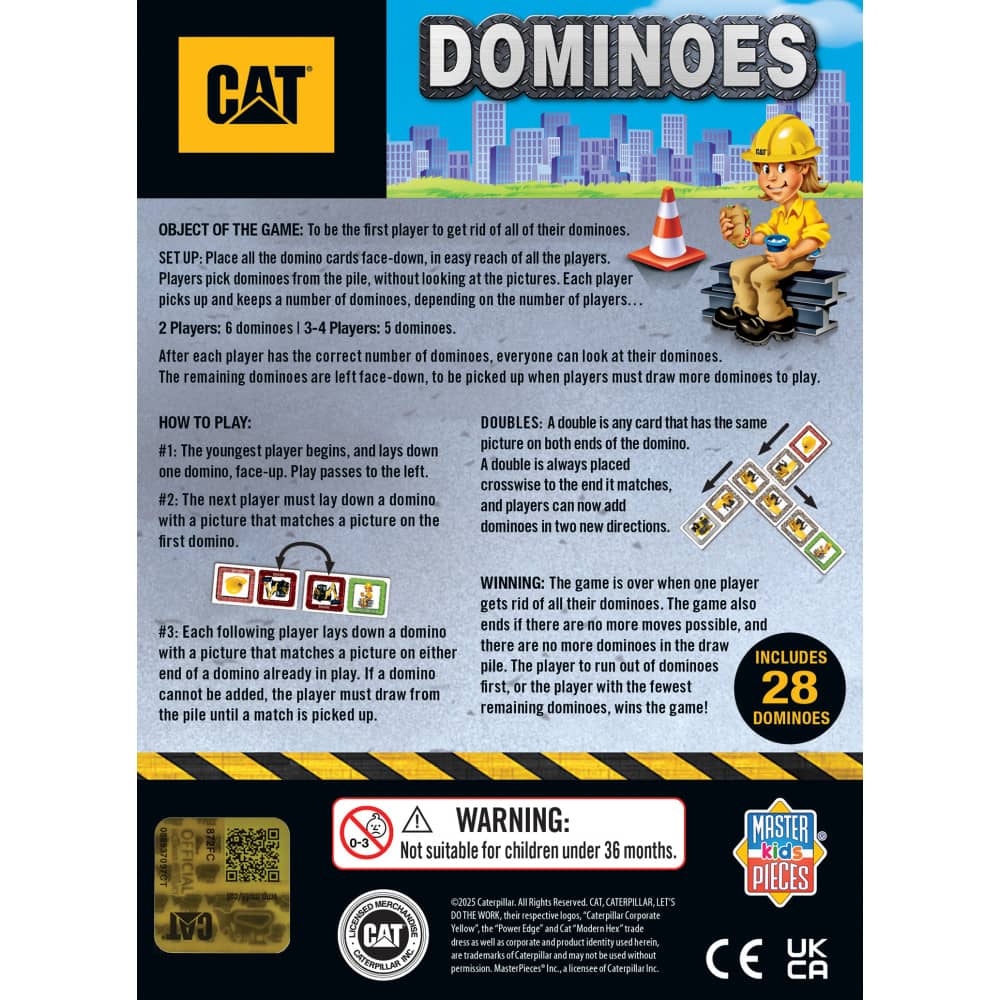 CAT - Caterpillar Picture Dominoes