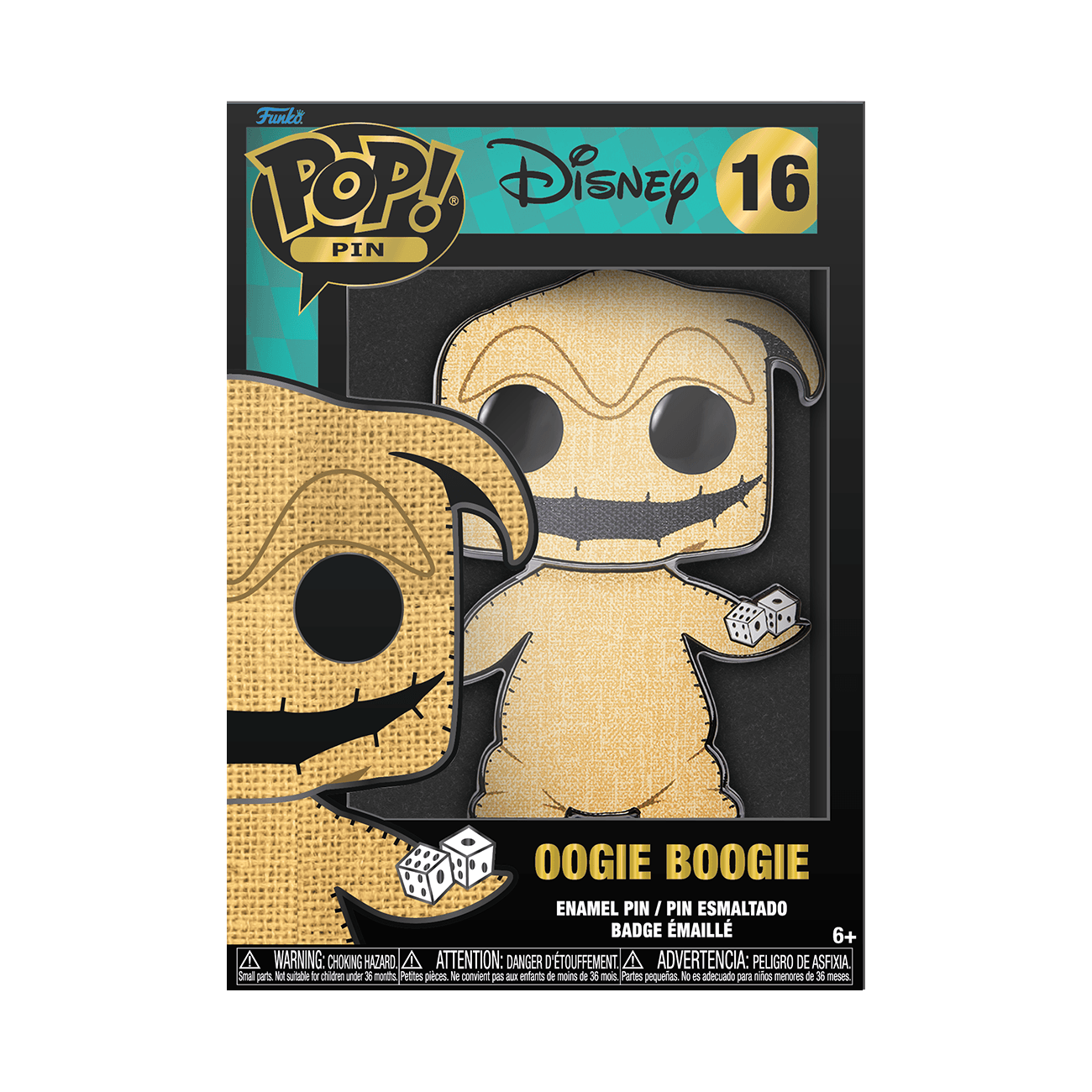Funko Pop! Pins Disney: Nightmare Before Christmas - Oogie Boogie - 