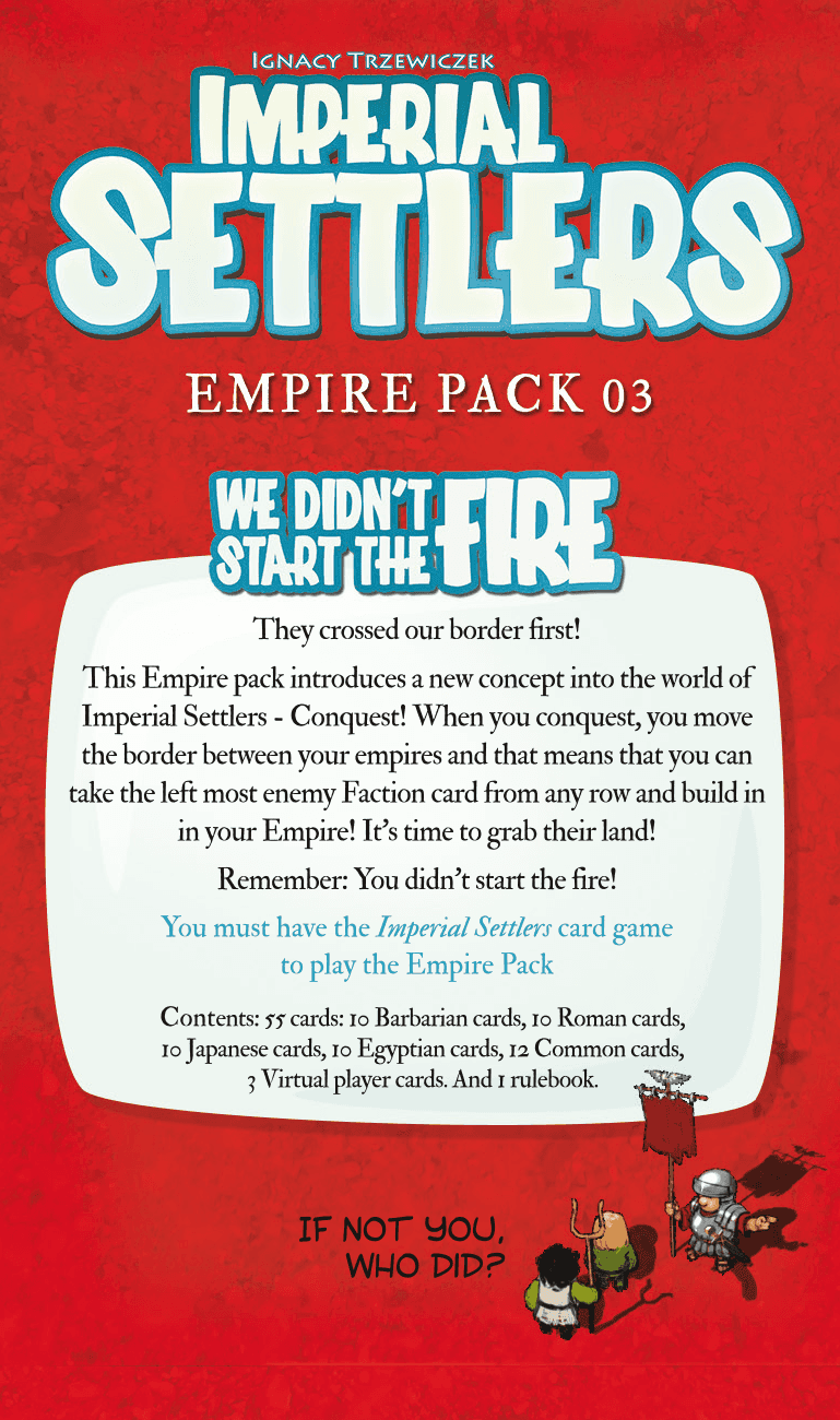 Imperial Settlers: We Didn't Start The Fire - 