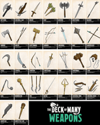 The Deck of Many: Weapons - 