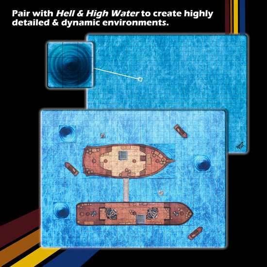 Dungeon Craft: Battle Maps - Ocean Pack - 
