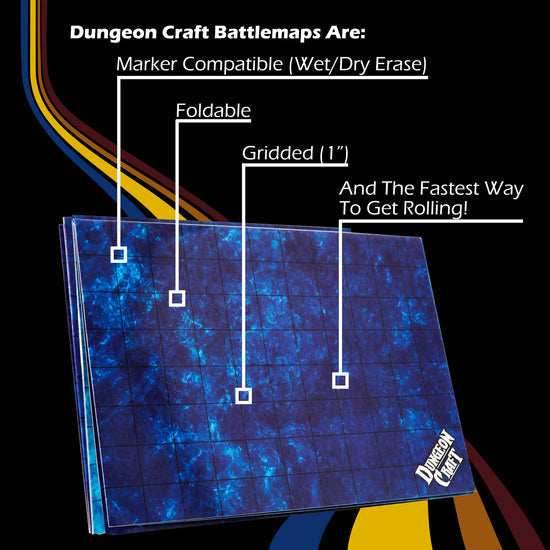 Dungeon Craft: Battle Maps - Ocean Pack - 